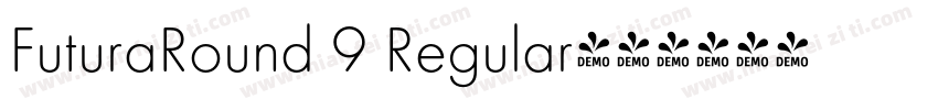 FuturaRound 9 Regular字体转换
